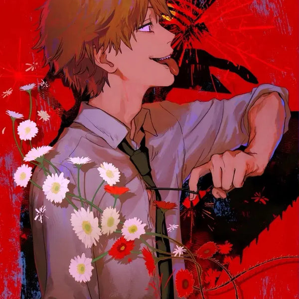 [BUNJANG] Chainsaw Man: The Recent Chapter Dengei Illustration A3 Poster / 체인소맨 레제편 덴지 일러스트 A3 포스터 (비공굿)