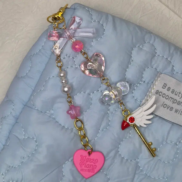 [BUNJANG] Magical Girl Beaded Keychain 2 / 마법소녀키링2 비즈키링