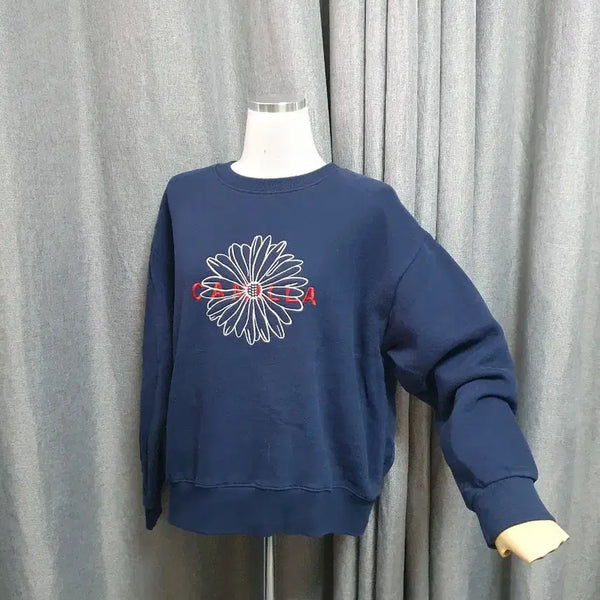 [BUNJANG] Fleece Lettering Sweatshirt / 기모 레터링 맨투맨