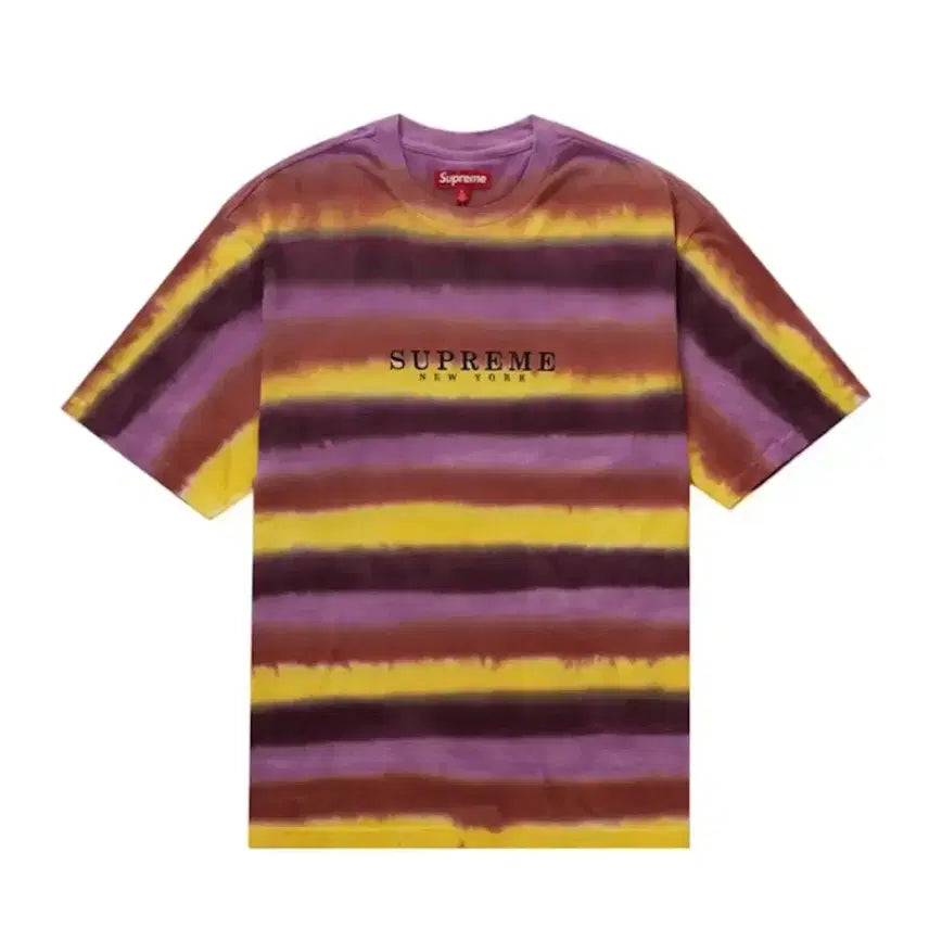 [BUNJANG] Supreme Dyed Stripe T-Shirt / Supreme 슈프림 다이드 스트라이프 티셔츠