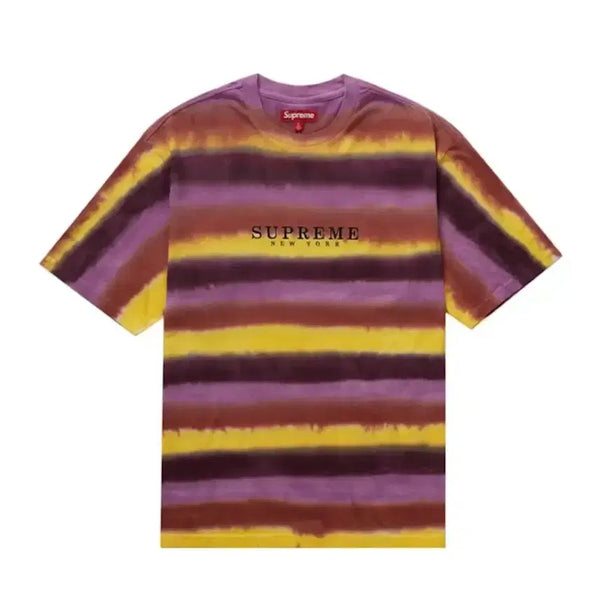 [BUNJANG] Supreme Dyed Stripe T-Shirt / Supreme 슈프림 다이드 스트라이프 티셔츠