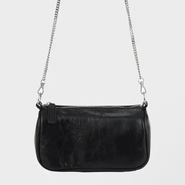 [BUNJANG] Dumarro Chain Shoulder Bag Black / 두마로 체인 숄더백 블랙