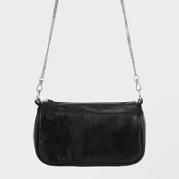 [BUNJANG] Dumarro Chain Shoulder Bag Black / 두마로 체인 숄더백 블랙