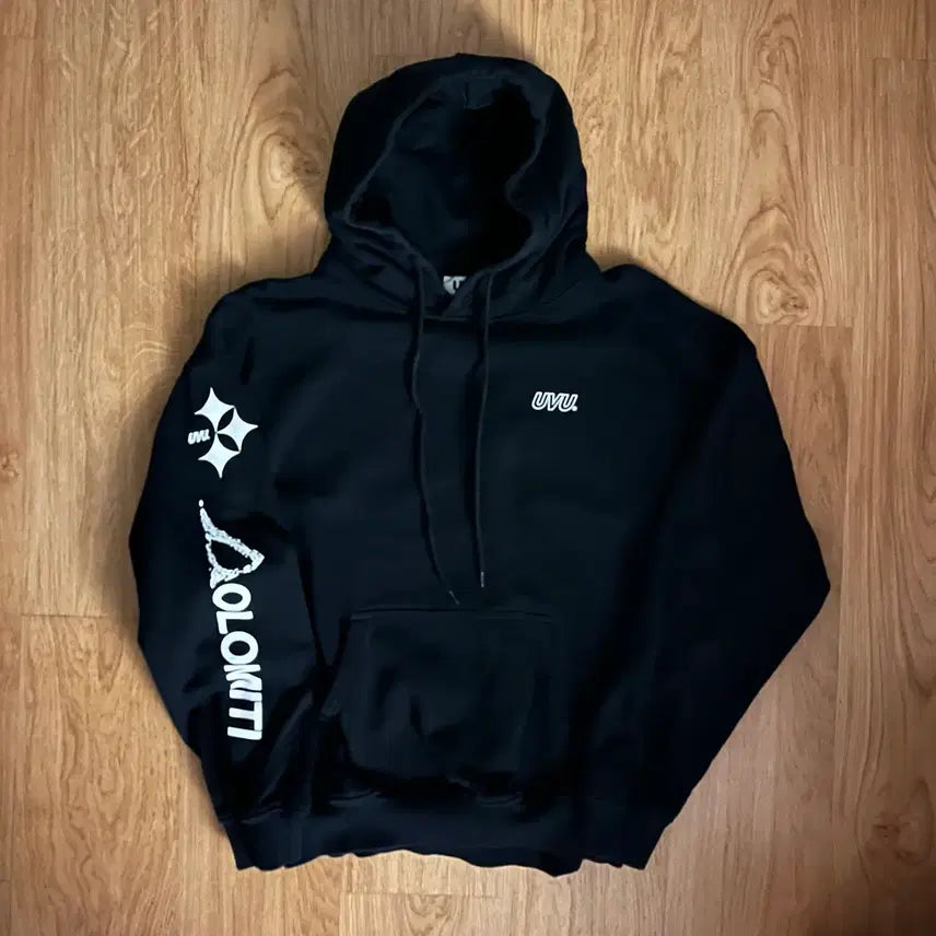 [BUNJANG] UVU Dolomiti Hoodie Ink Black XL / UVU 돌로미티 후디 잉크 블랙 XL / 후드티셔츠