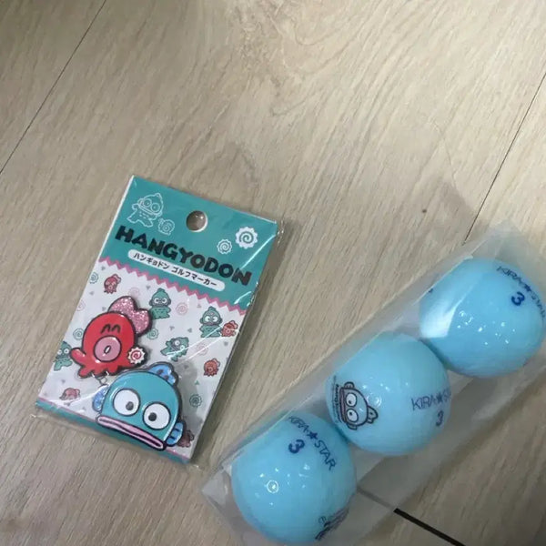 [BUNJANG] Hangyodon Golf Ball 3-Ball Set with Golf Marker / 한교동 골프공 3구 세트 + 골프마커