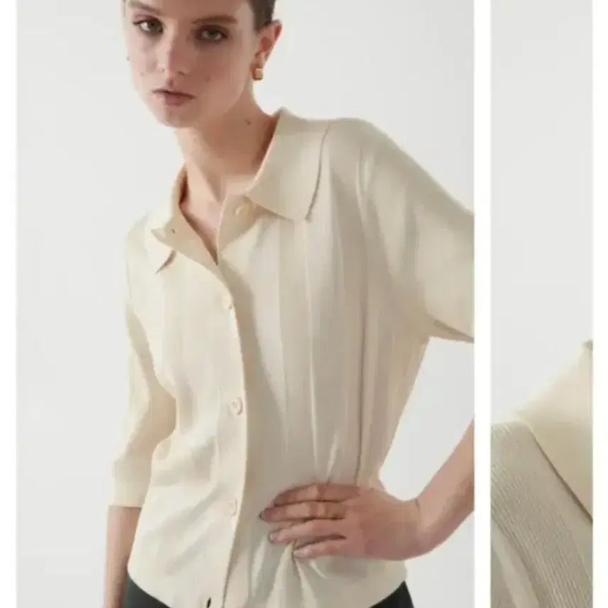 [BUNJANG] COS Short Sleeve Cardigan / 코스 COS 반팔 가디건