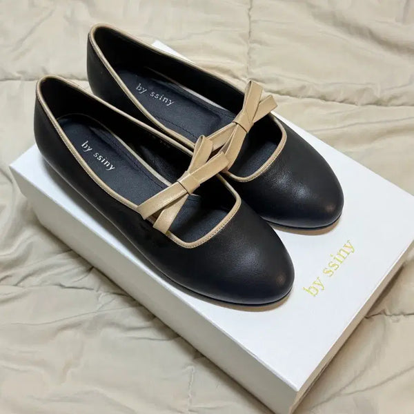 [BUNJANG] Bicini Cream Shoes Black 240 / 바이씨니 슈크림슈즈 블랙
