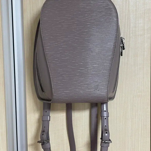 [BUNJANG] Louis Vuitton Epi Leather Saddle Bag Purple Backpack / 루이비통 에피 가죽 새들백 퍼플 백팩