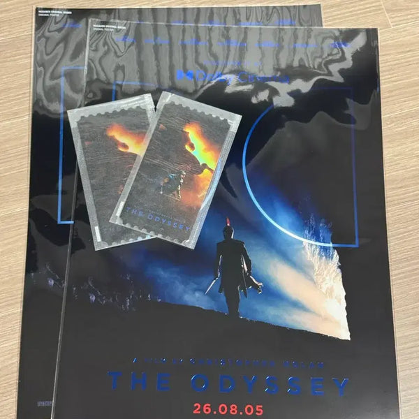 [BUNJANG] Dune: Part Two Dolby Cinema Poster + Original Ticket Bundle Set / 2종일괄)오디세이 돌비 포스터 + 오리지널 티켓