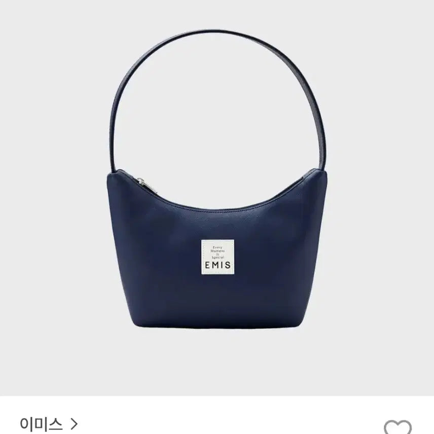 [BUNJANG] EMIS New Leather Hobo Bag Navy / [EMIS] 이미스 뉴레더 호보백