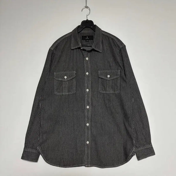 [BUNJANG] VASTIC Hickory Double Pocket Denim Shirt / VASTIC 히코리 데님셔츠