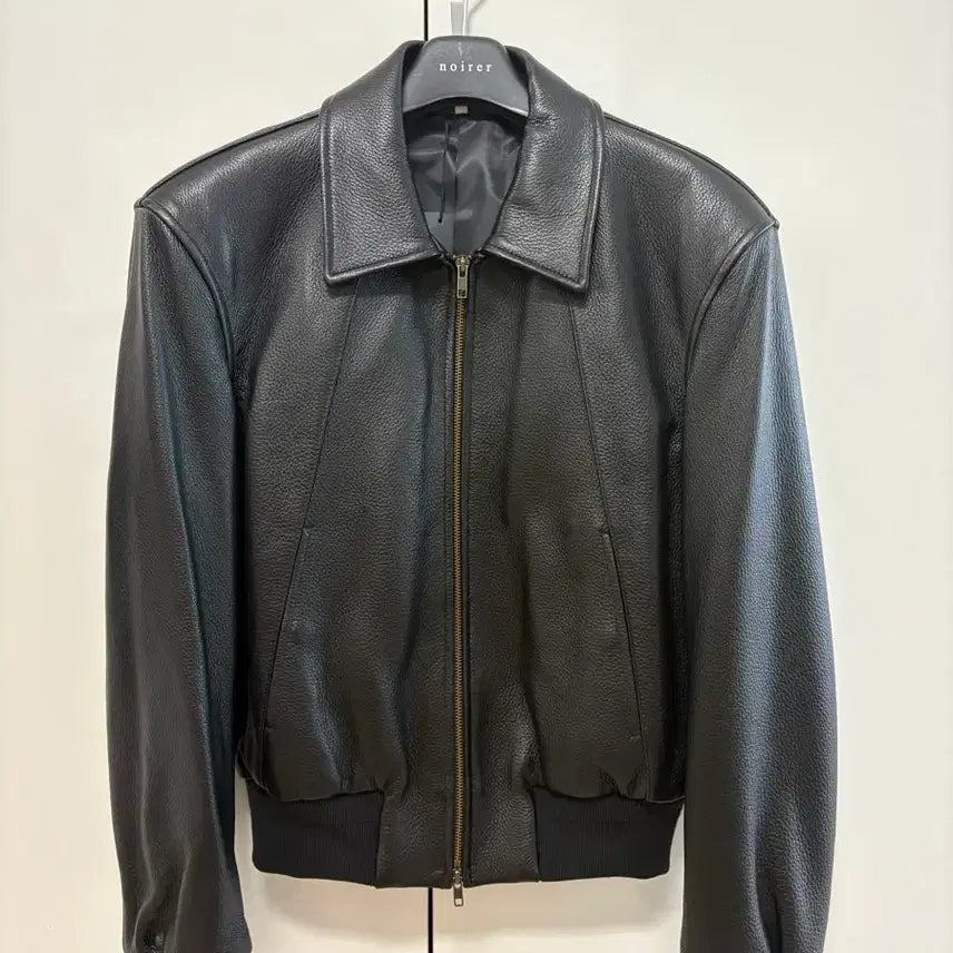 [BUNJANG] Noir Goat Shrunken Leather Blouson 50 / 노이어 고트 슈렁큰 레더 블루종 50 새상품
