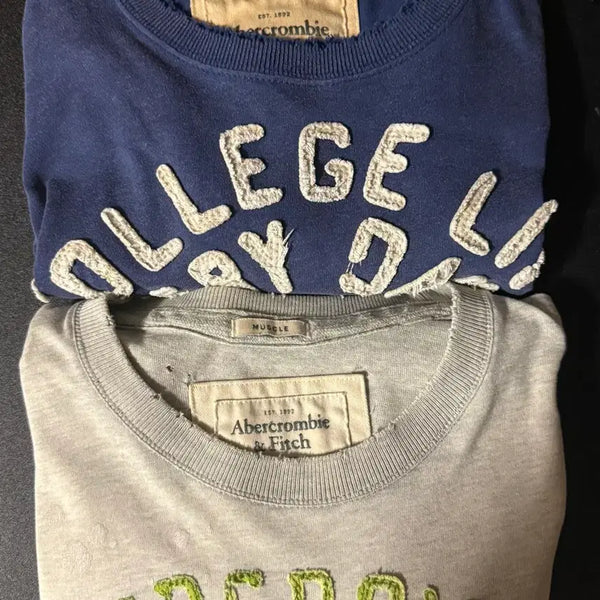 [BUNJANG] Abercrombie T-Shirt Bundle Set M / 아베크롬비 티셔츠 일괄판매 M