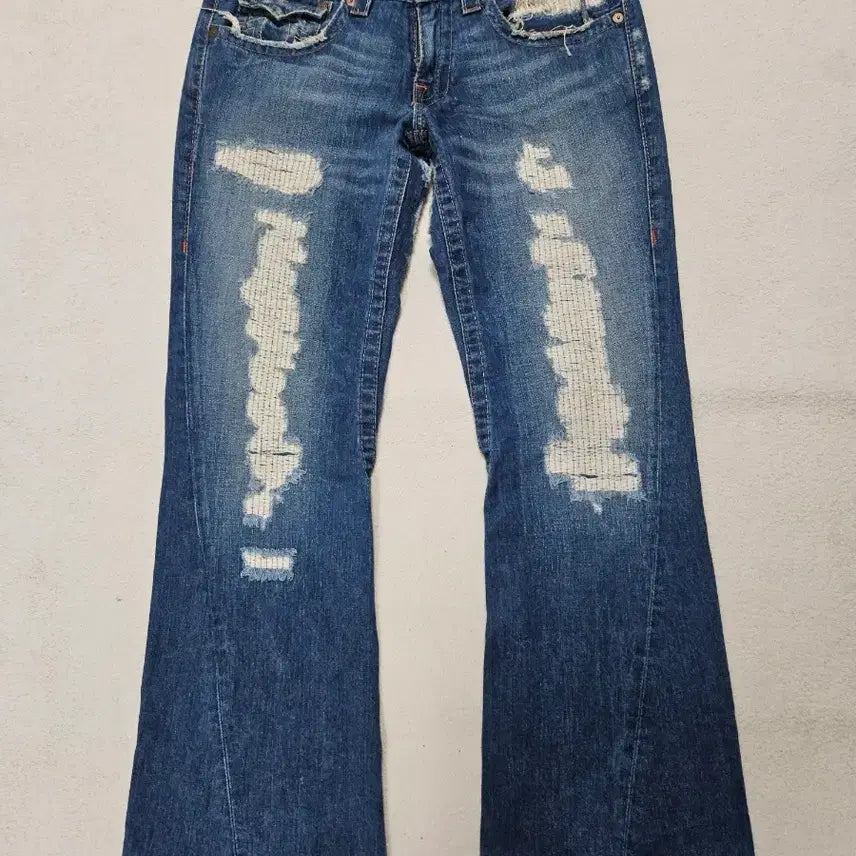 [BUNJANG] True Religion Joey Low Rise Twist Leg Bootcut Jeans / 트루릴리전 조이 로우라이즈 트위스트 레그 부츠컷 급처