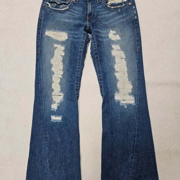 [BUNJANG] True Religion Joey Low Rise Twist Leg Bootcut Jeans / 트루릴리전 조이 로우라이즈 트위스트 레그 부츠컷 급처