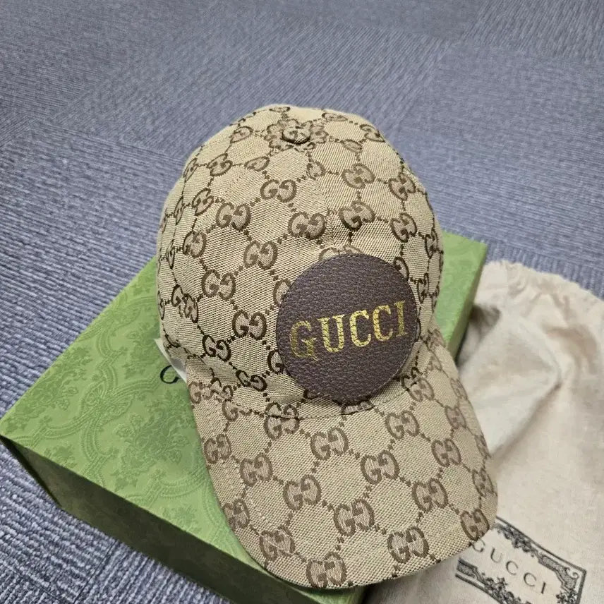 [BUNJANG] Gucci GG Canvas Logo Patch Baseball Cap M / [특가][정품] 구찌 캔버스 GG 볼캡