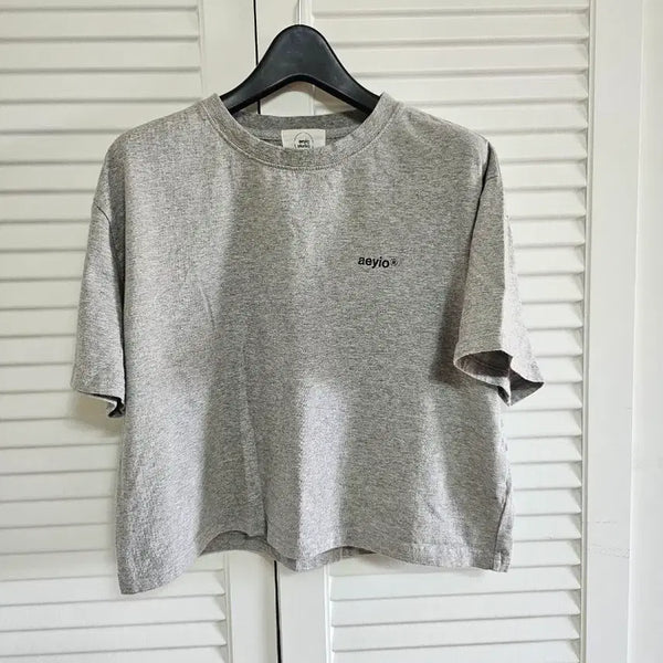 [BUNJANG] Aeyio Studio Crop T-Shirt & Regular T-Shirt / 인스타 aeyio studio 크롭 , 일반 반팔티