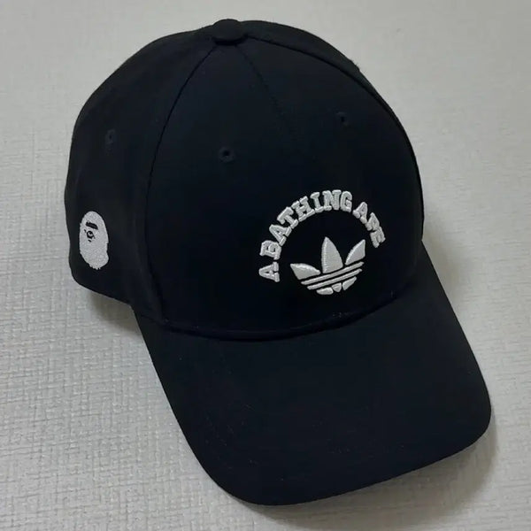 [BUNJANG] Adidas x Bape Baseball Cap Black / 아디다스 x 베이프 베이스볼 캡 블랙 베이프모자 아디다스모자