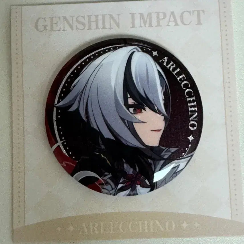 [BUNJANG] Arlecchino Can Badge / 아를레키노 캔뱃지 팔아요