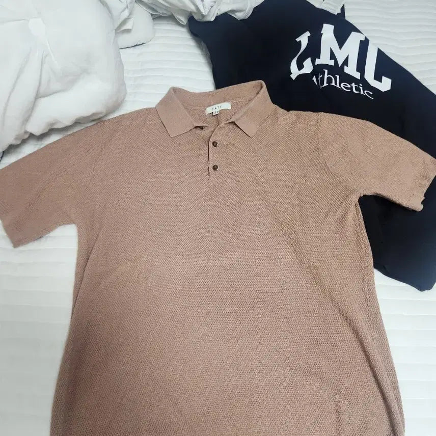 [BUNJANG] Tate Short Sleeve Knit Polo Shirt / 테이트 반팔 카라 니트