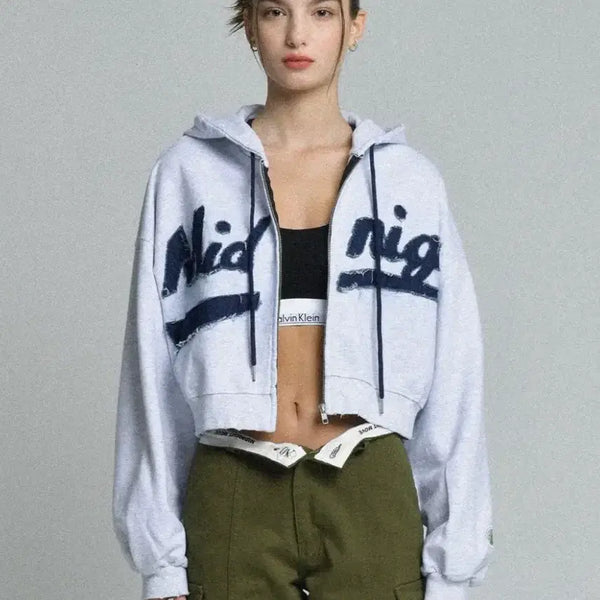 [BUNJANG] Midnight Move Hooded Zip-Up / 미드나잇 무브 후드집업