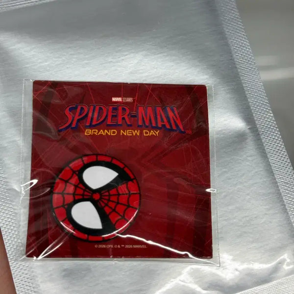 [BUNJANG] Spider-Man Extra Collection Card & Can Badge Bundle Set / 스파이더맨 엑스트라컬렉션 카드 + 캔뱃지 일괄