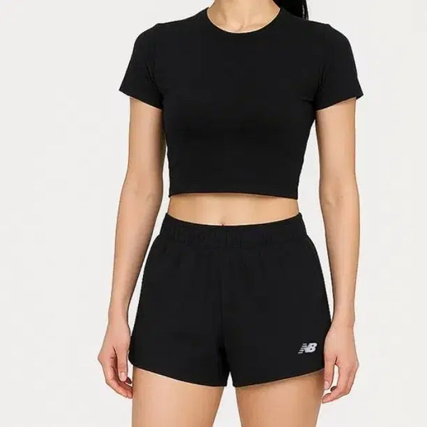 [BUNJANG] New Balance Women's Running Shorts Black XS / 뉴발란스 여성 런닝 쇼츠 블랙 XS 반바지
