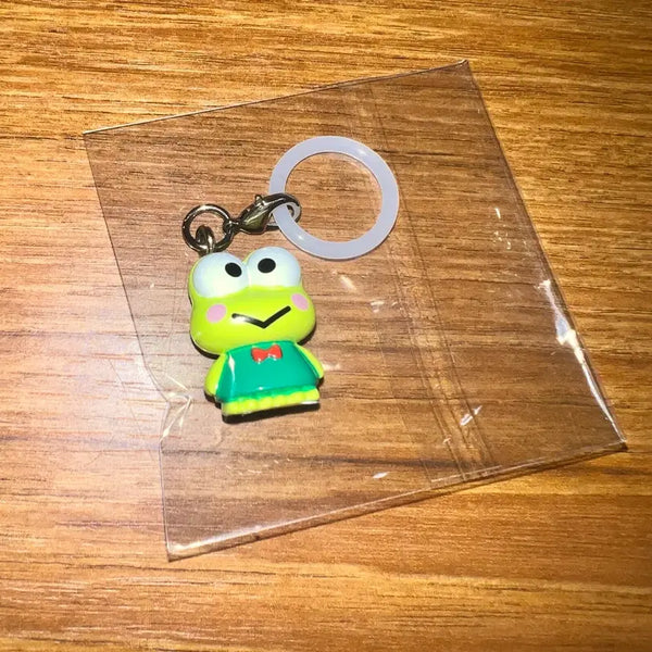 [BUNJANG] Sanrio Keroppi Megirushi Gacha Keyring / 산리오 케로케로케로피 메지루시 가챠 키링