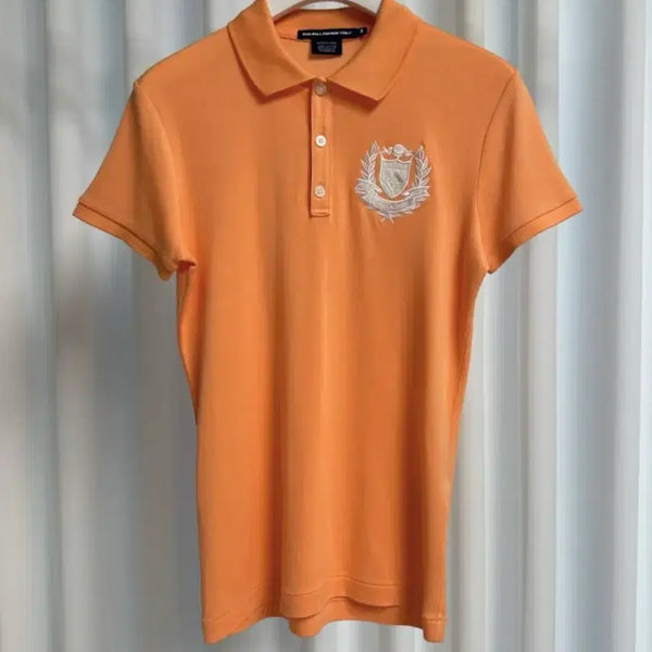 [BUNJANG] Ralph Lauren Golf Pastel Orange Short-Sleeve Polo Shirt (Size S) / (새상품급) 랄프로렌 골프 여성 카라 반팔티 S (44~55) 파스텔 오렌지
