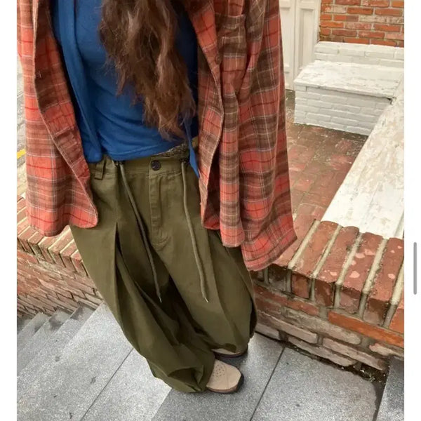 [BUNJANG] Morae House Pleats Wide Pants / 모래하우스 플리츠와이드 팬츠