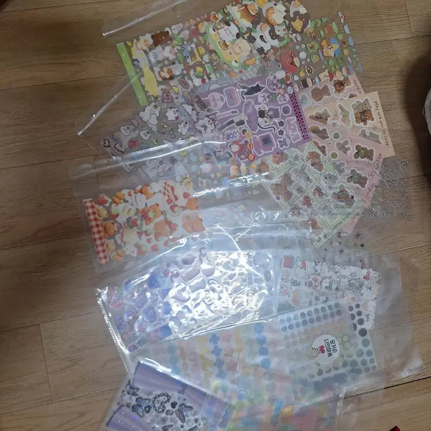 [BUNJANG] Cute Bear, Animal, Character Sticker Bundle Set / (다꾸)스티커 일괄