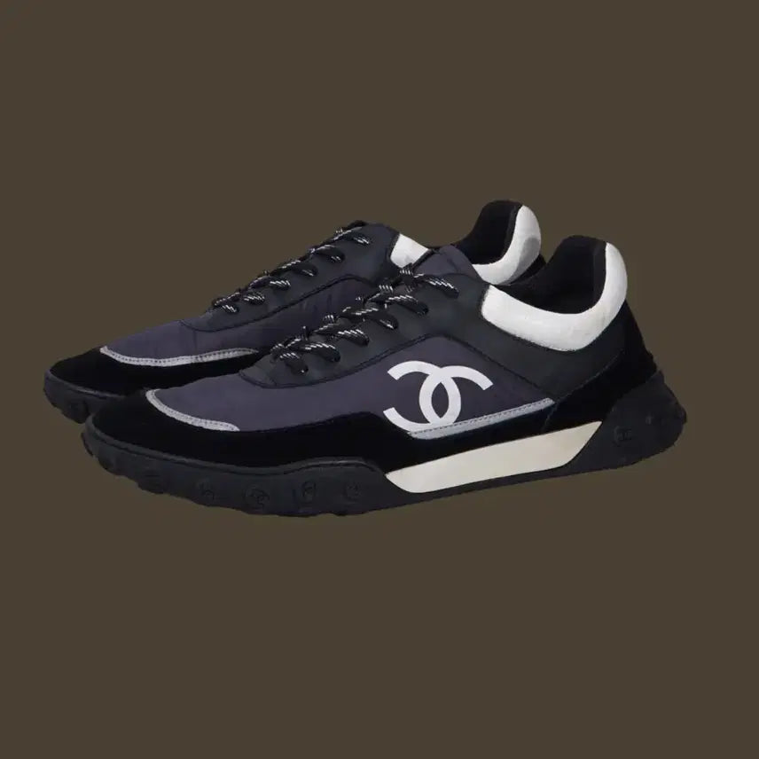 [BUNJANG] Chanel Men's CC Logo Sneakers / 샤넬 맨즈 CC로고 스니커즈