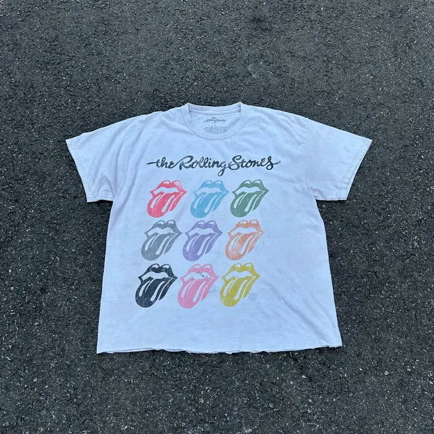 [BUNJANG] The Rolling Stones Cut-Off T-Shirt / [롤링스톤즈] The Rolling Stones Cut-Off T-Shirt