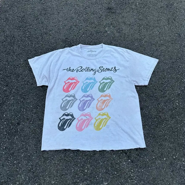 [BUNJANG] The Rolling Stones Cut-Off T-Shirt / [롤링스톤즈] The Rolling Stones Cut-Off T-Shirt