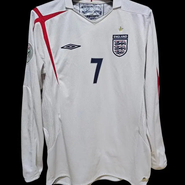 [BUNJANG] 2006 World Cup England National Team David Beckham Match-Issued Jersey / 2006월드컵 잉글랜드 유니폼 베컴 마킹 (선수 지급용)