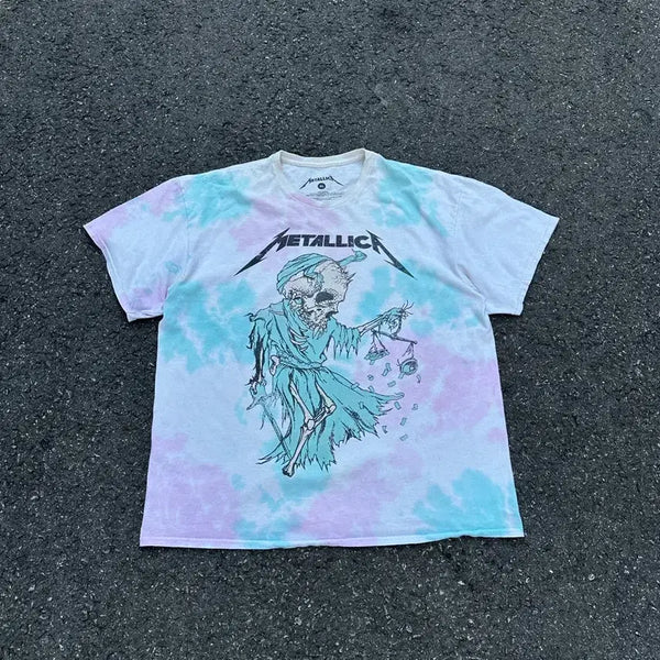[BUNJANG] Metallica Tie-Dye T-Shirt XL / [메탈리카] Metallica Tie-Dye T-Shirt