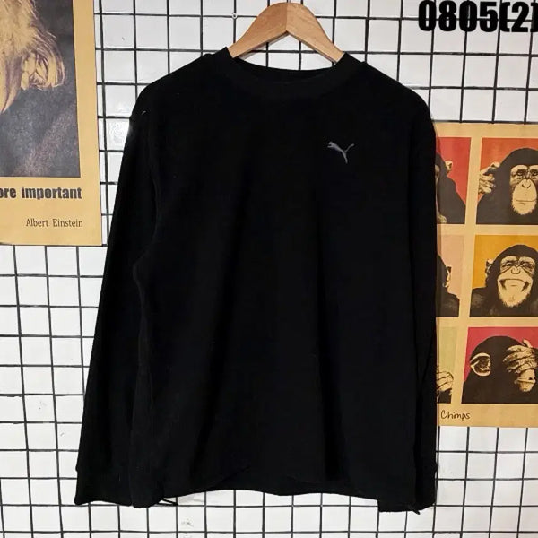 [BUNJANG] Puma Long Sleeve T-Shirt Black L / 푸마 긴팔 티셔츠 블랙 L 0805