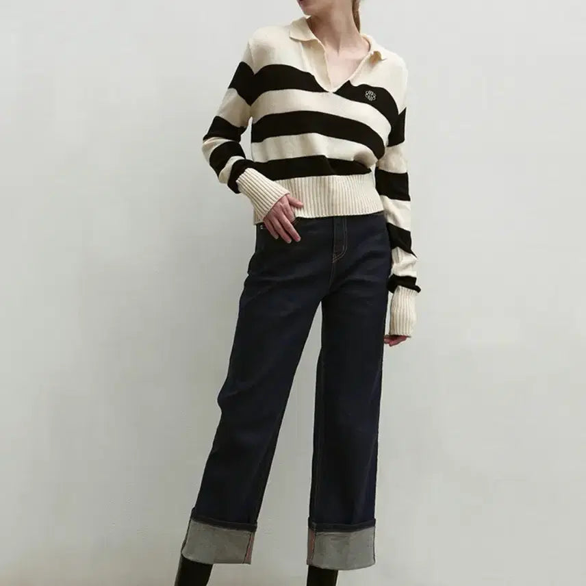 [BUNJANG] NICK&NICOLE Semi Wide Straight Fit Denim Pants / 닉앤니콜 데님 팬츠