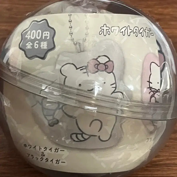 [BUNJANG] White Tiger and Black Tiger x Sanrio Gacha Keyring / 화이트타이거와 블랙타이거X산리오 가챠 키링