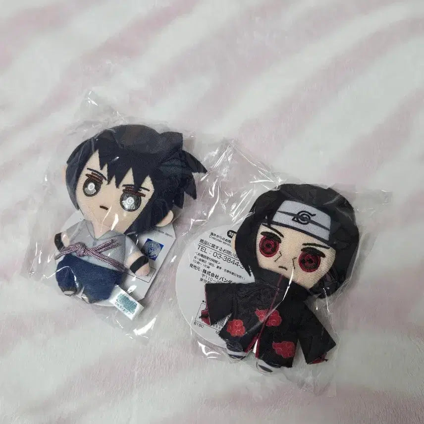 [BUNJANG] Naruto Uchiha Sasuke & Itachi Plush Set / 나루토 우치하 사스케 이타치 인형 2종 세트