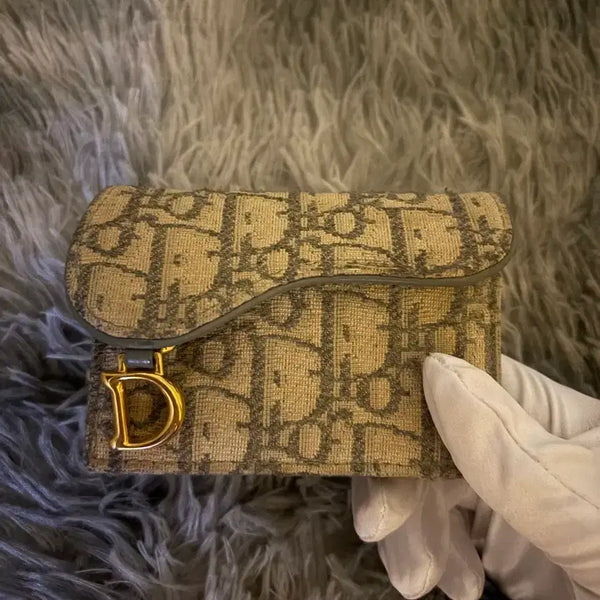 [BUNJANG] Dior Oblique Saddle Wallet / 디올 오블리크 새들 지갑 풀박스