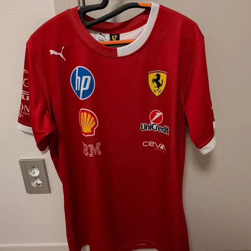 [BUNJANG] Puma Ferrari F1 T-Shirt / 푸마 f1 페라리 티 새상품