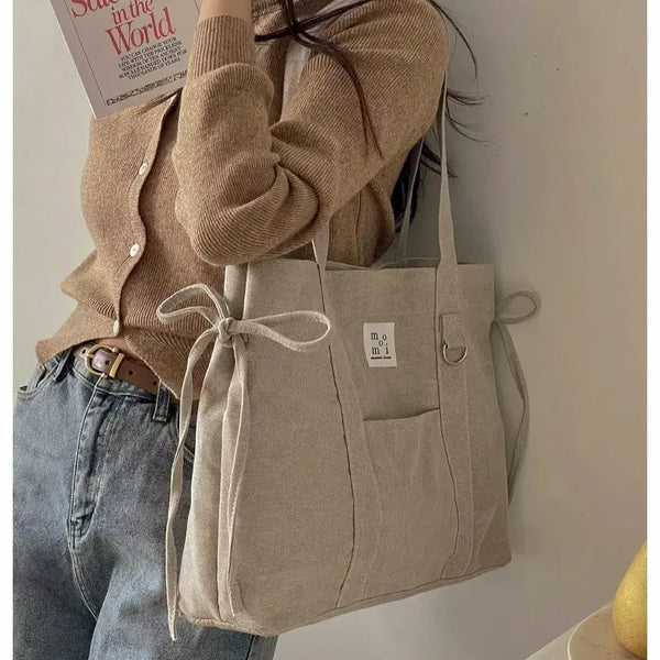 [BUNJANG] Moomi Mori Bag Sand Beige Eco Bag Unused / 무미 모리백 샌드베이지 에코백 새상품 / 텀블벅 펀딩 / 미사용