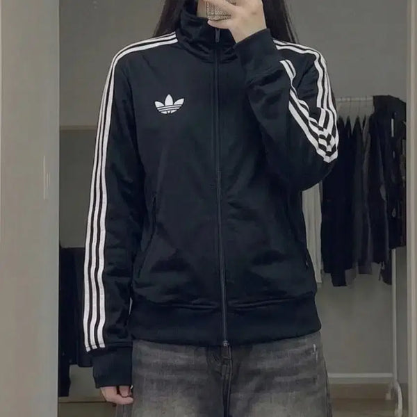 [BUNJANG] Adidas Firebird Track Top Jersey Black (L) / 아디다스 져지 파이어버드 블랙 트랙탑 (L)