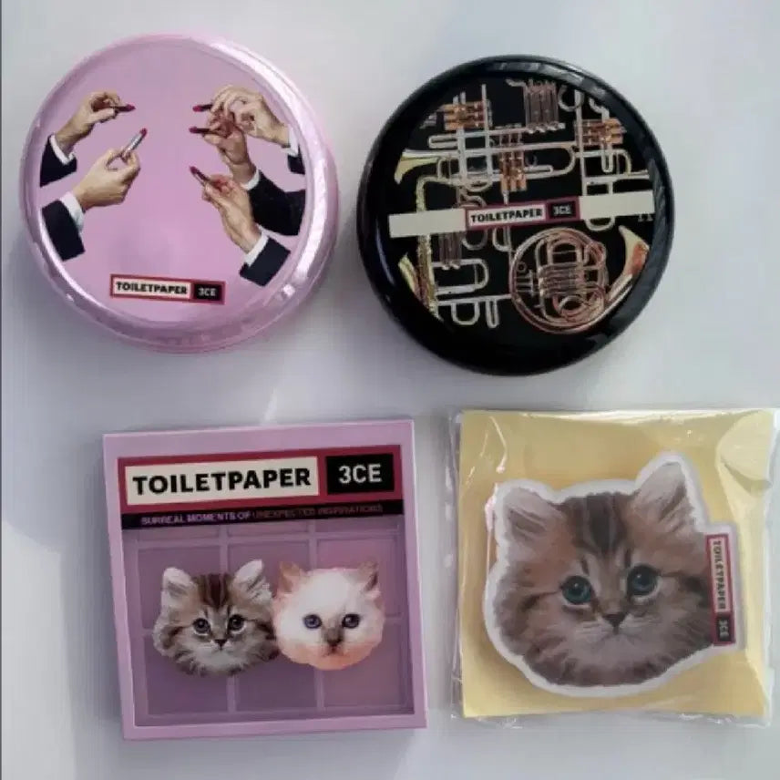 [BUNJANG] 3CE x Toiletpaper Collaboration Eyeshadow & Powder Bundle Set / 3CE X 토일렛페이퍼 콜라보 섀도우,파우더 일괄