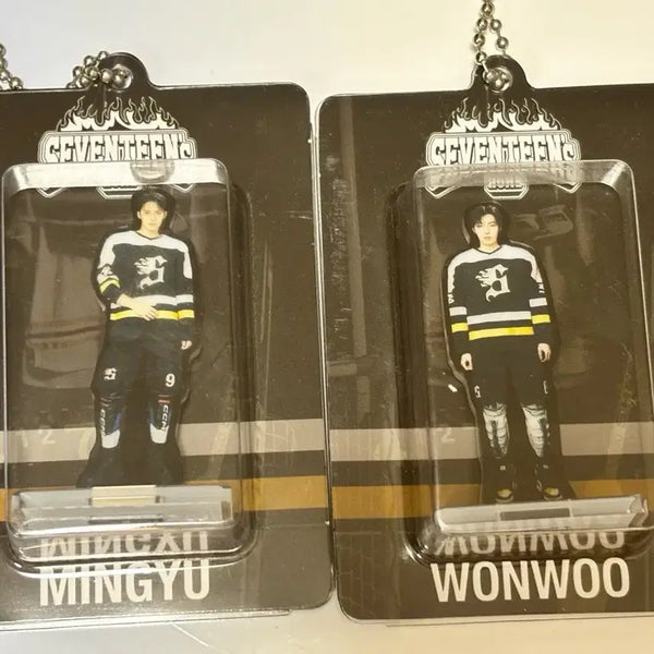 [BUNJANG] SEVENTEEN HOME Wonwoo Mingyu Keychain Bundle Set / 세븐틴 홈 원우 민규 키링