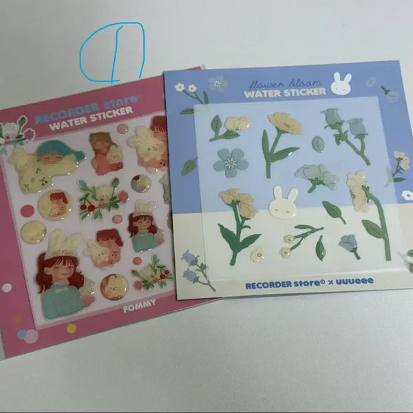 [BUNJANG] Formi & Uii Sticker Bundle Set / 폼이님 우이님 스티커 오브블루 엽서