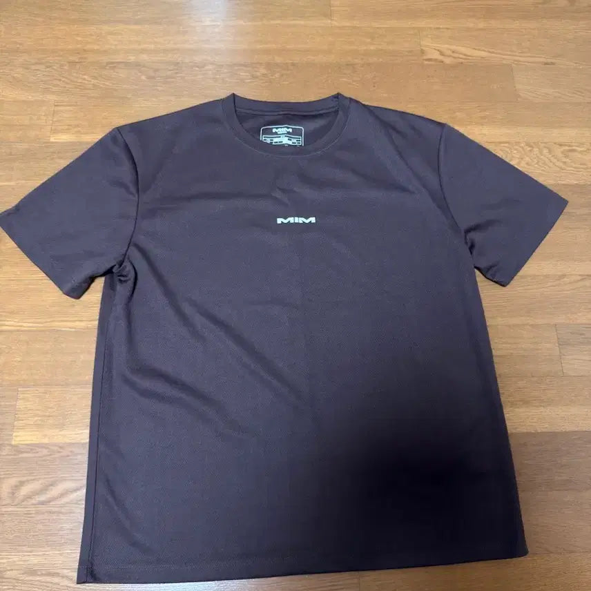[BUNJANG] MIM BOLD FONT T-SHIRT Brown Size 2 / MIM BOLD FONT T-SHIRT_Brown