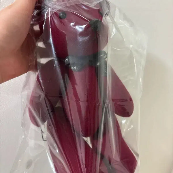 [BUNJANG] Shilla Stay Burgundy Bear Plush / [이사 정리] 신라스테이 버건디 곰인형