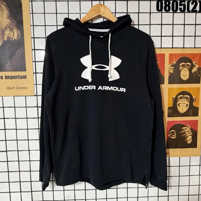 [BUNJANG] Under Armour Black Hoodie M / 언더아머 후드티 블랙 M 0805